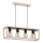 Candeeiro suspenso PAKO 4xE27/15W/230V bege