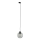 Candeeiro suspenso para sistema de carril trifásico CUBUS 1xE27/15W/230V preto/fumado preto