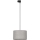 Candeeiro suspenso para sistema de carril trifásico TRACER 1xE27/15W/230V diâmetro 38 cm preto/cinzento