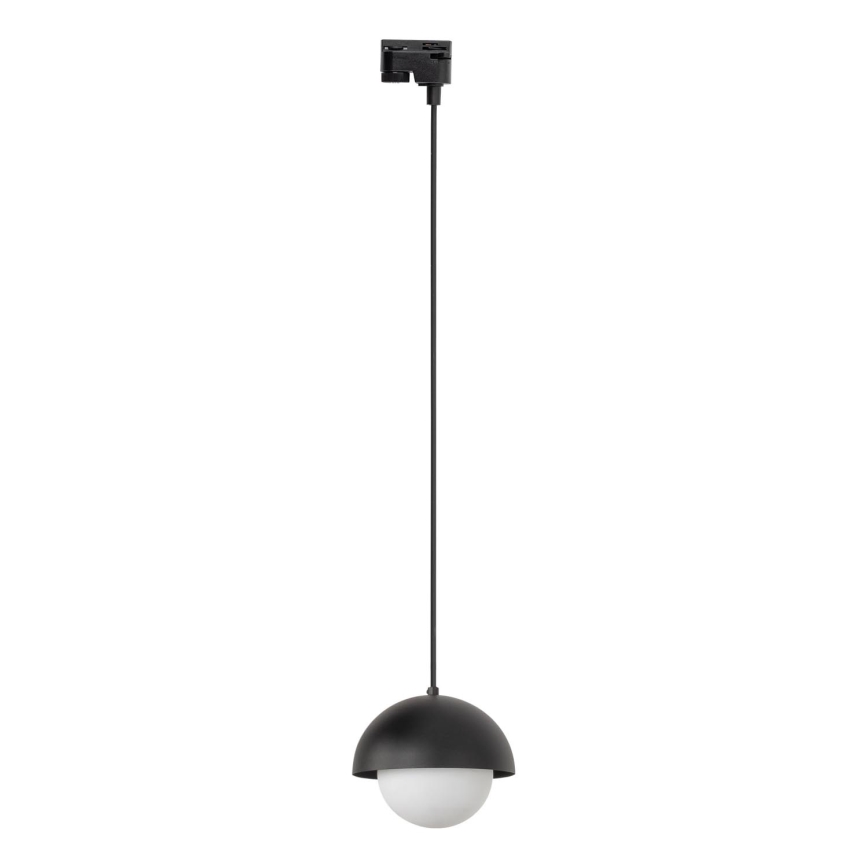 Candeeiro suspenso para sistema de carris monofásico BONO 1xG9/8W/230V preto