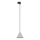 Candeeiro suspenso para sistema de carris monofásico CONO 1xE27/15W/230V preto/cinzento