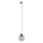 Candeeiro suspenso para sistema de carris monofásico CUBUS 1xE27/15W/230V preto/fumado preto