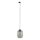 Candeeiro suspenso para sistema de carris monofásico ELIO 1xE27/15W/230V preto/fumado preto