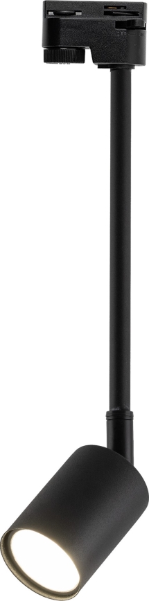 Candeeiro suspenso para sistema de carris monofásico TOP 1xGU10/10W/230V preto