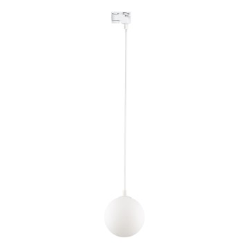 Candeeiro suspenso para sistema de carris monofásico TRACER 1xG9/8W/230V branco