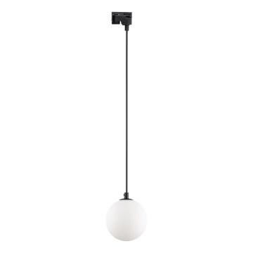 Candeeiro suspenso para sistema de carris monofásico TRACER 1xG9/8W/230V preto/branco