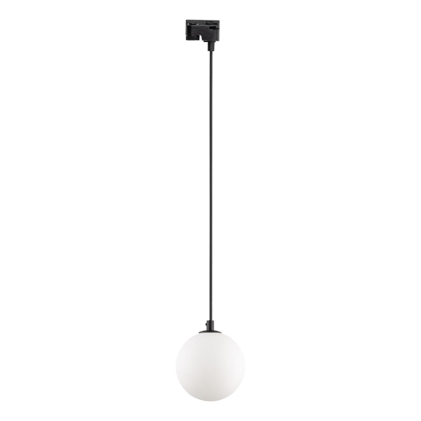 Candeeiro suspenso para sistema de carris monofásico TRACER 1xG9/8W/230V preto/branco