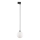 Candeeiro suspenso para sistema de carris monofásico TRACER 1xG9/8W/230V preto/branco