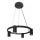 Candeeiro suspenso PARIS 4xGU10/12W/230V preto