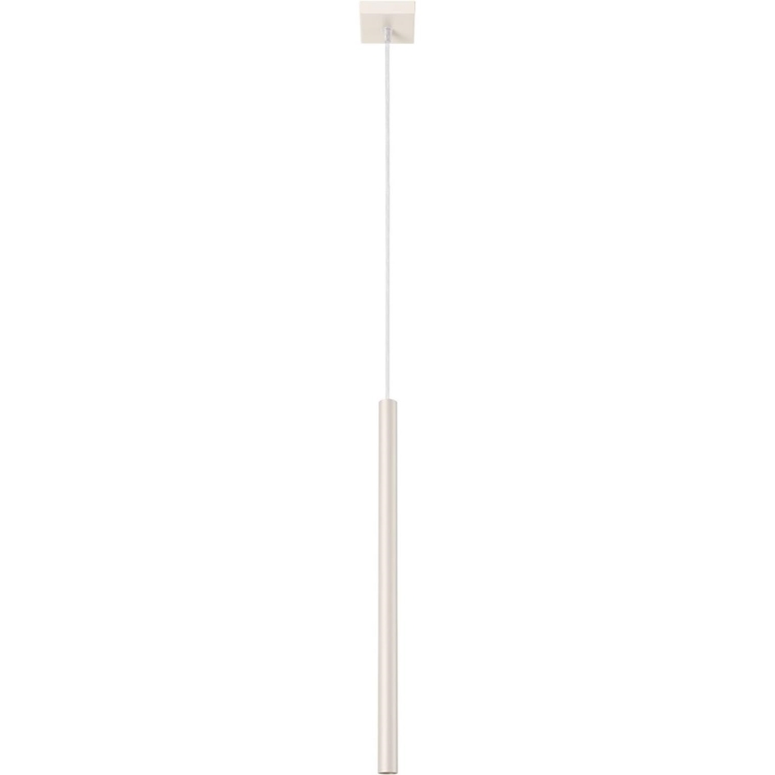 Candeeiro suspenso PASTELO 1xG9/8W/230V creme
