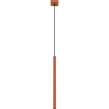 Candeeiro suspenso PASTELO 1xG9/8W/230V vermelho