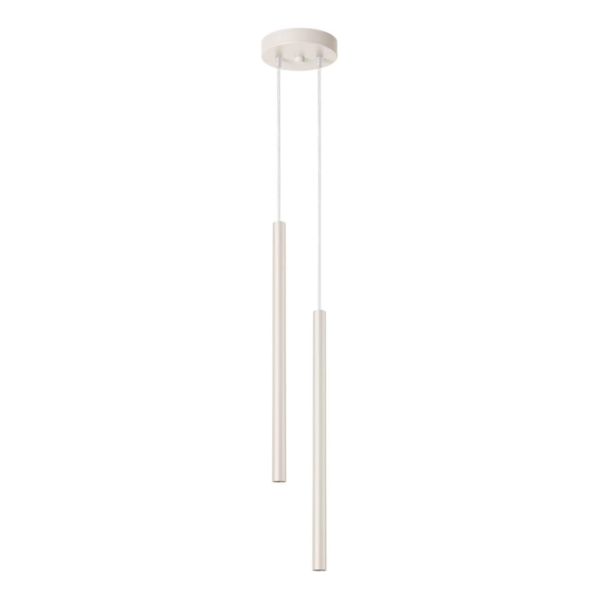 Candeeiro suspenso PASTELO 2xG9/8W/230V creme