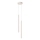 Candeeiro suspenso PASTELO 2xG9/8W/230V creme