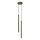 Candeeiro suspenso PASTELO 2xG9/8W/230V verde