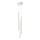 Candeeiro suspenso PASTELO 3xG9/8W/230V creme