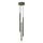Candeeiro suspenso PASTELO 3xG9/8W/230V verde