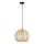 Candeeiro suspenso PELO 1xE27/40W/230V diâmetro 30 cm vime