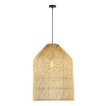 Candeeiro suspenso PELO 1xE27/40W/230V diâmetro 35 cm vime