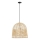 Candeeiro suspenso PELO 1xE27/40W/230V diâmetro 50 cm vime