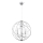 Candeeiro suspenso PIKO 3xE14/10W/230V cromado brilhante