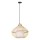 Candeeiro suspenso PINCHOS 1xE27/40W/230V diâmetro 40 cm bambu
