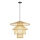 Candeeiro suspenso PINCHOS 1xE27/40W/230V diâmetro 50 cm bambu