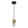 Candeeiro suspenso PINO 1xE27/60W/230V pinho