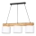 Candeeiro suspenso PINO MIX 3xE27/40W/230V pinho