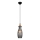 Candeeiro suspenso por cabo BOTTLE 1xE14/4W/230V fumê