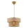 Candeeiro suspenso por cabo ERO 1xE27/60W/230V castanho/dourado