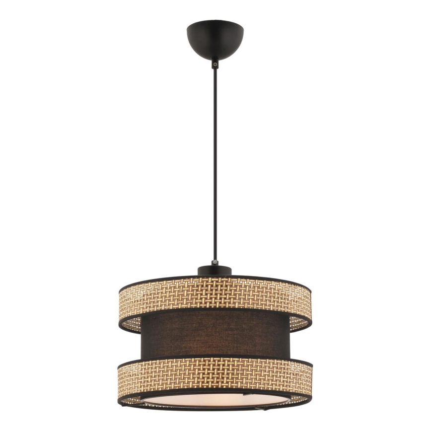 Candeeiro suspenso por cabo HALO 1xE27/60W/230V castanho/bege
