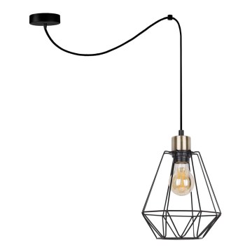 Candeeiro suspenso PRIMO 1xE27/60W/230V aranha