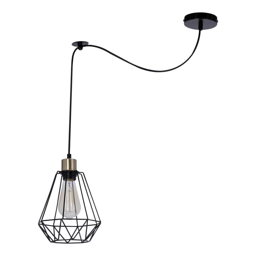 Candeeiro suspenso PRIMO 1xE27/60W/230V aranha