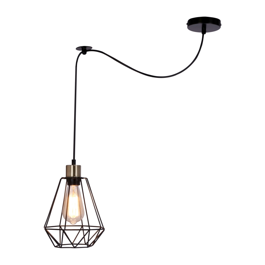 Candeeiro suspenso PRIMO 1xE27/60W/230V aranha