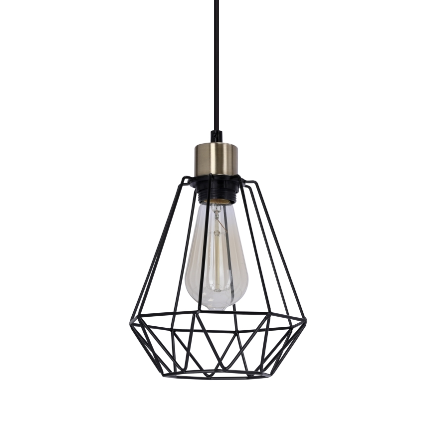 Candeeiro suspenso PRIMO 1xE27/60W/230V aranha