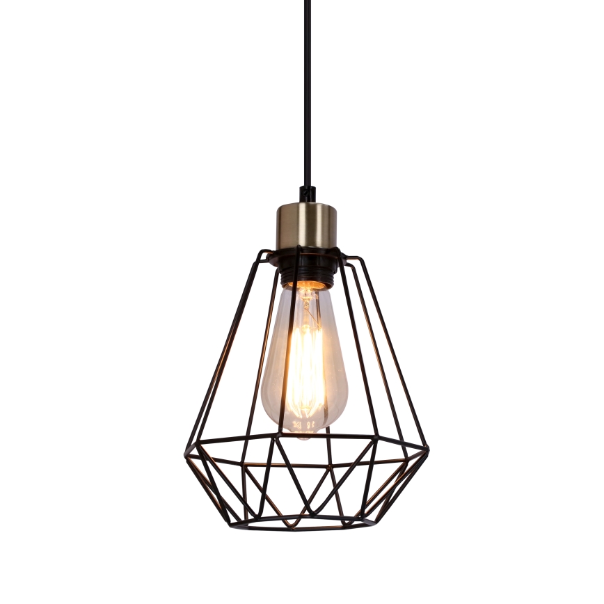 Candeeiro suspenso PRIMO 1xE27/60W/230V aranha