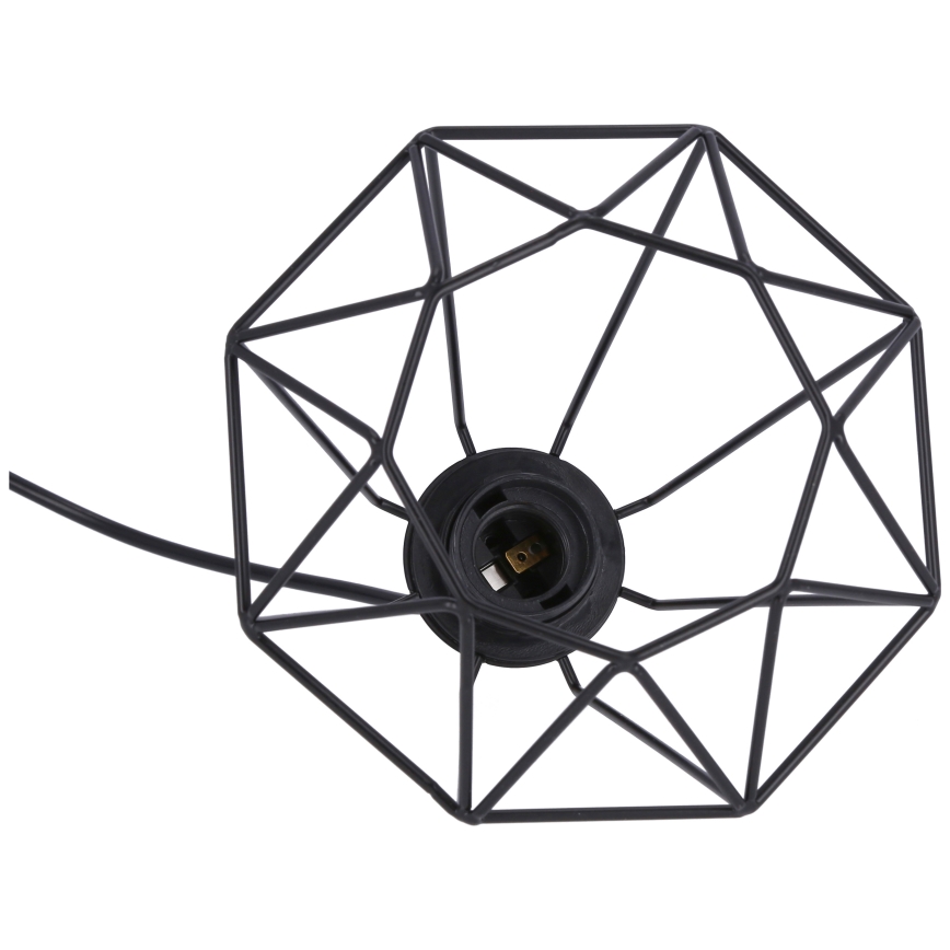 Candeeiro suspenso PRIMO 1xE27/60W/230V aranha