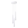 Candeeiro suspenso PRYSM 3xG9/8W/230V branco