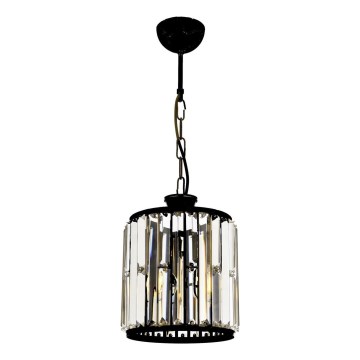 Candeeiro suspenso PUNE 1xE27/40W/230V preto