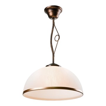 Candeeiro suspenso RETRO 1xE27/60W/230V preto pátina