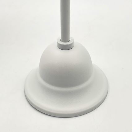 Candeeiro suspenso RETRO 2xE27/60W/230V branco mate