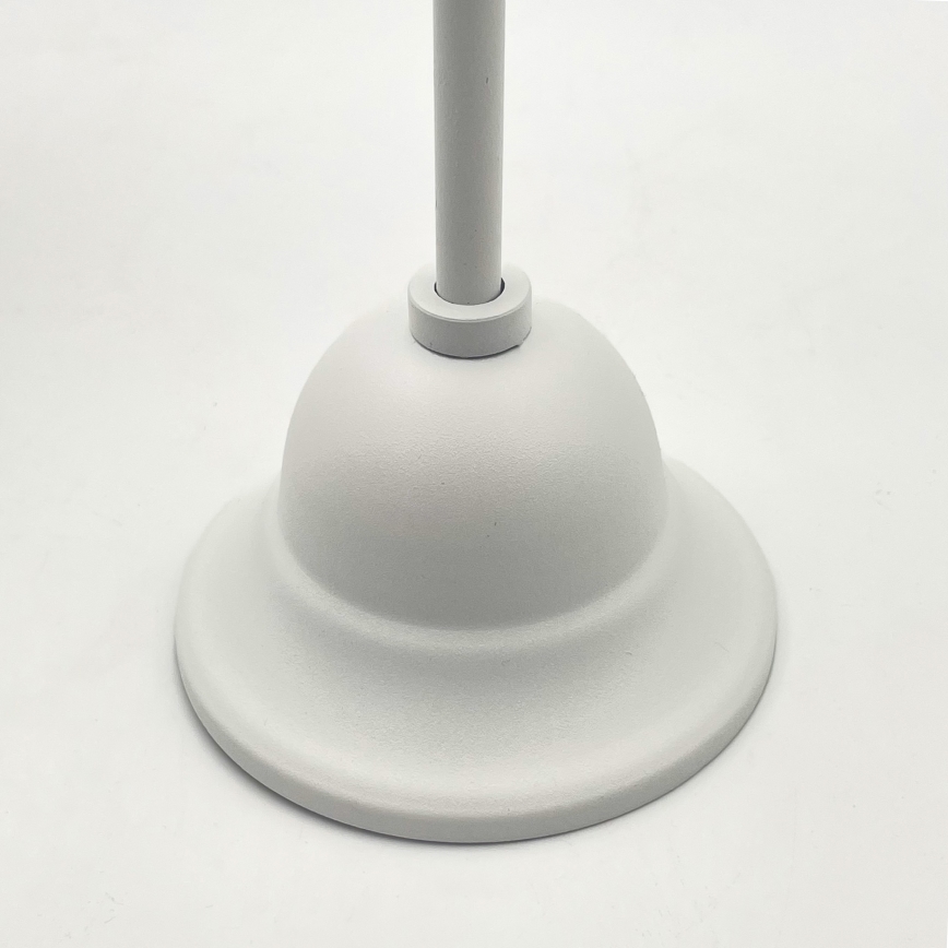 Candeeiro suspenso RETRO 2xE27/60W/230V branco mate