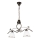 Candeeiro suspenso RETRO 2xE27/60W/230V bronze/pátina