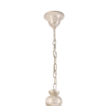 Candeeiro suspenso RETRO 2xE27/60W/230V dourado/pátina