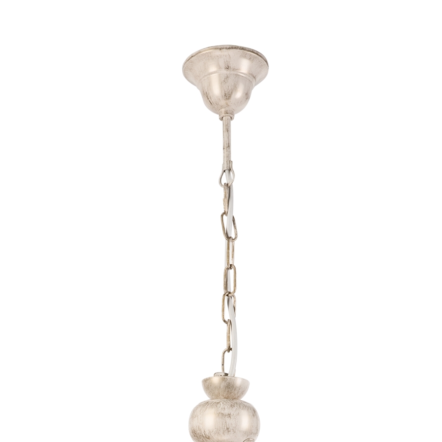 Candeeiro suspenso RETRO 2xE27/60W/230V dourado/pátina