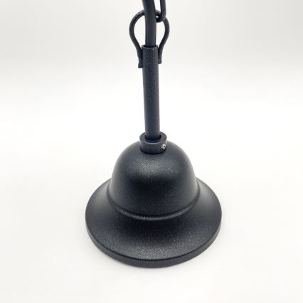 Candeeiro suspenso RETRO 2xE27/60W/230V preto