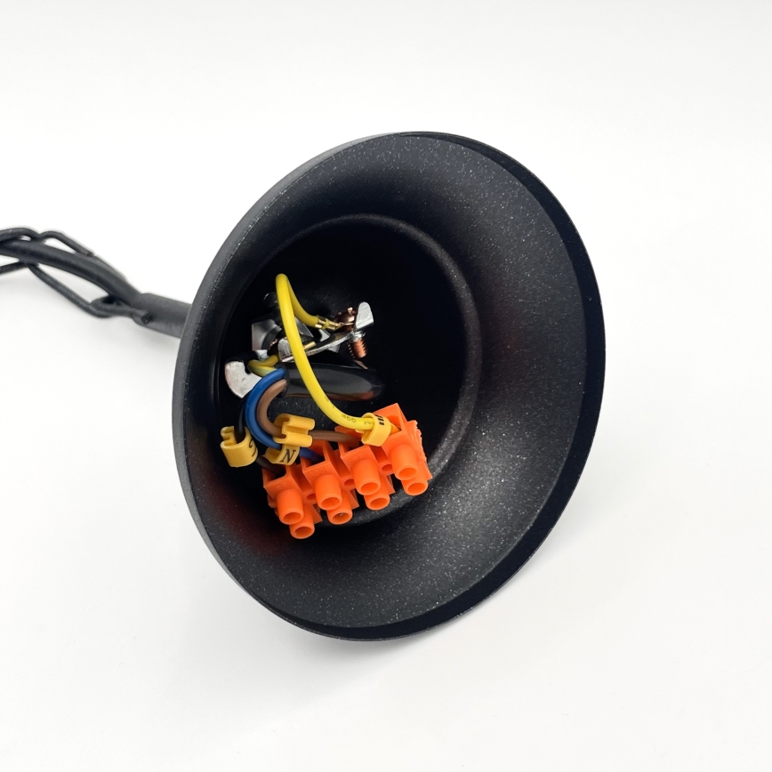 Candeeiro suspenso RETRO 2xE27/60W/230V preto