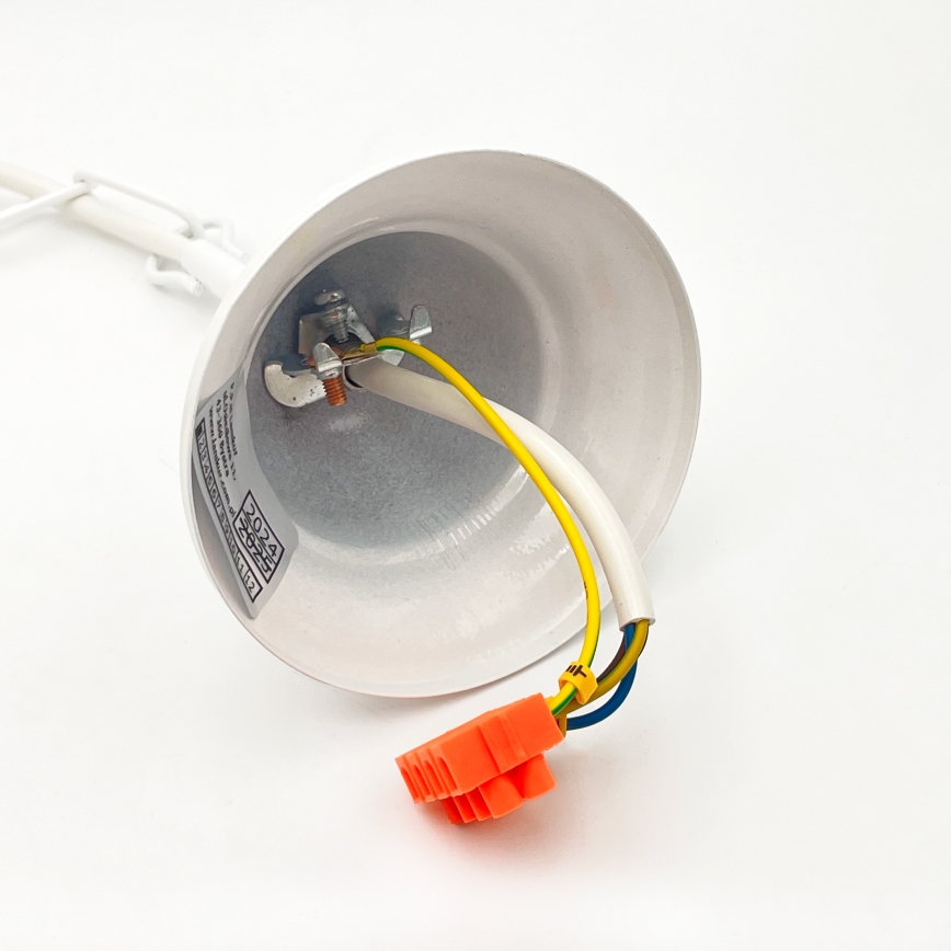 Candeeiro suspenso RETRO 5xE27/60W/230V branco/colorido