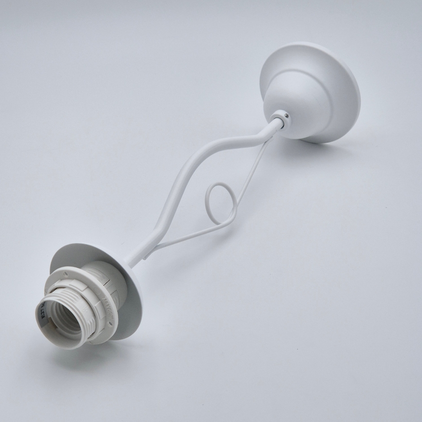 Candeeiro suspenso RETRO II 1xE27/60W/230V branco
