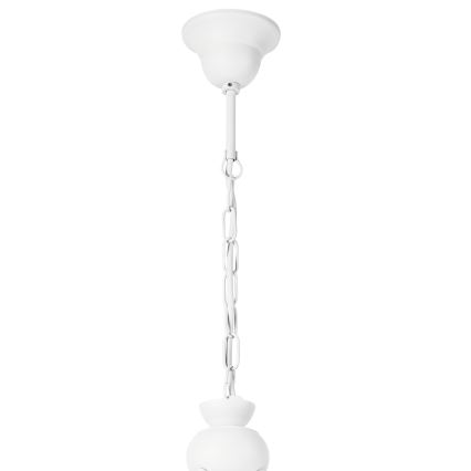 Candeeiro suspenso RETRO II 3xE27/60W/230V branco